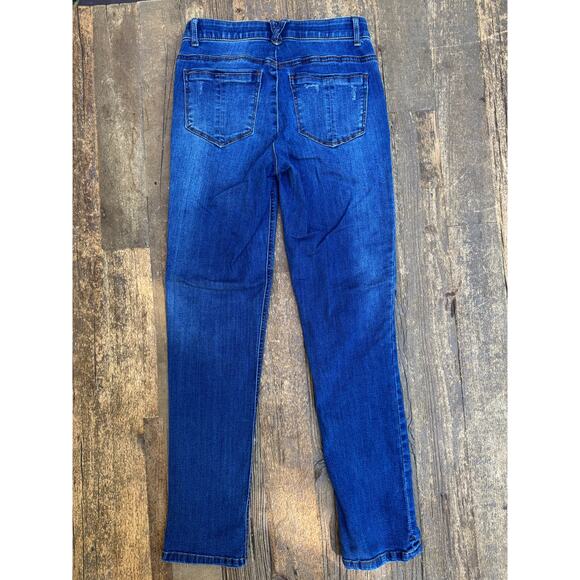 Democracy “Ab” solution Girlfriend Floral Embroidered Jeans Size 2 - Picture 4 of 9